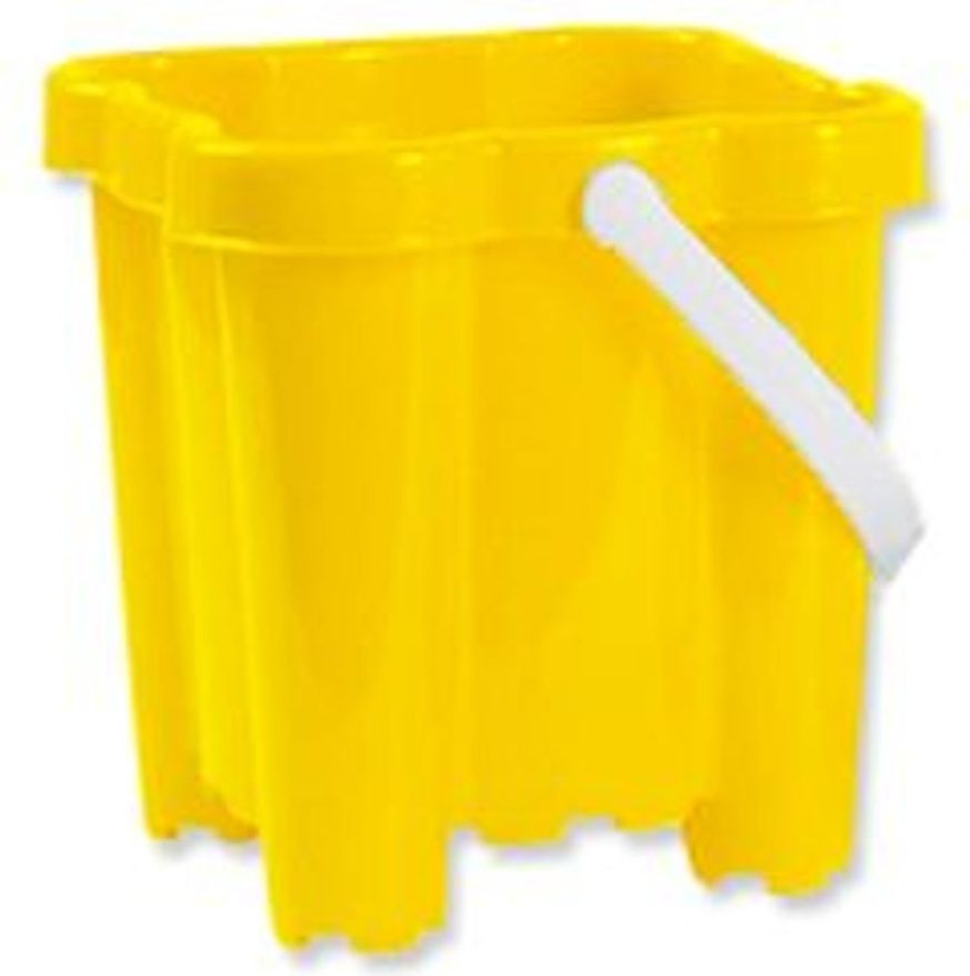 Androni Kyblík hrad 4 věže - výška 16 cm, žlutý - obrázek 1