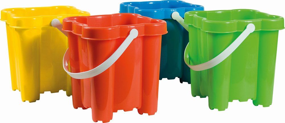 Androni Kyblík hrad 4 věže - výška 20 cm - modrý - obrázek 2
