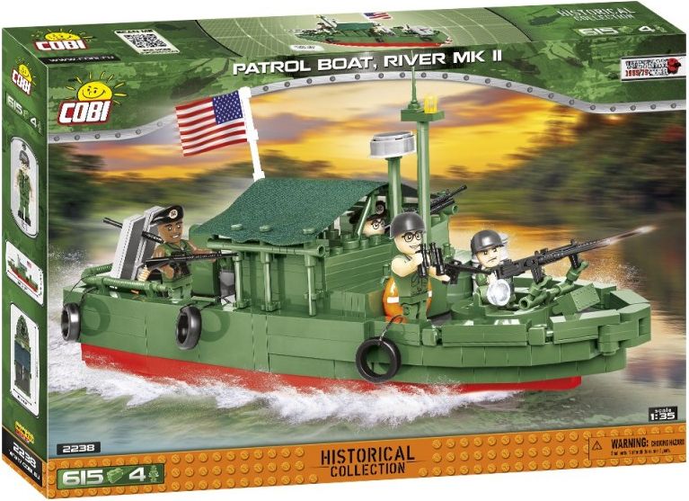 Cobi Vietnam War Patrol Boat River MK II, 1:35, 615 k, 4 f - obrázek 1