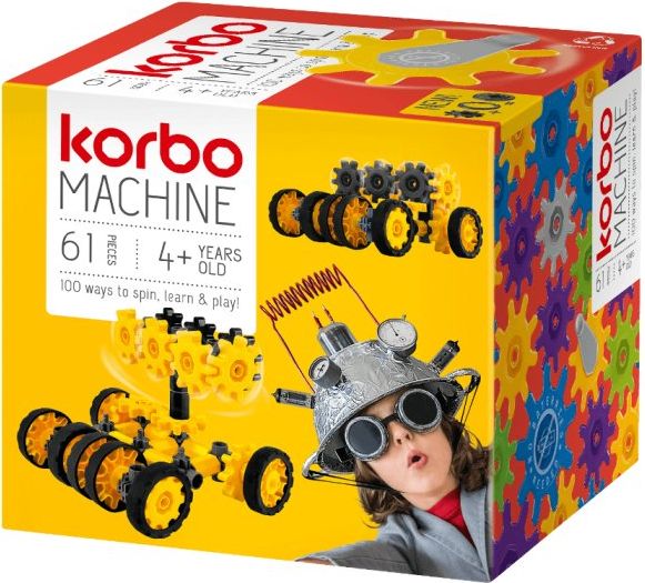 KORBO Plastová stavebnice Machine 61 dílů - obrázek 1