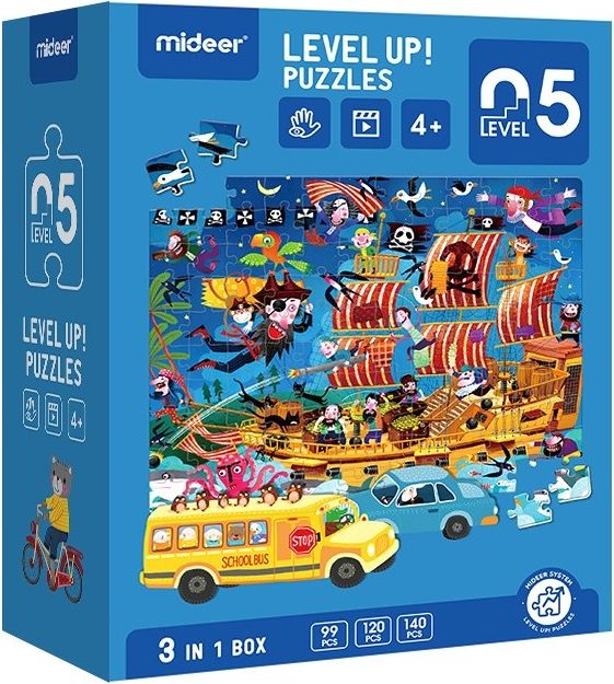 Mideer Puzzle LEVEL UP! 05 Dobrodružství - obrázek 5