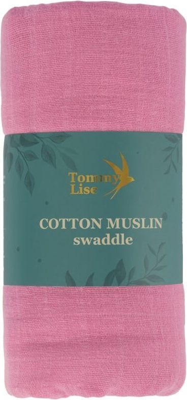 Tommy Lise Bavlněná mušelínová plena Rosy Blush - obrázek 1