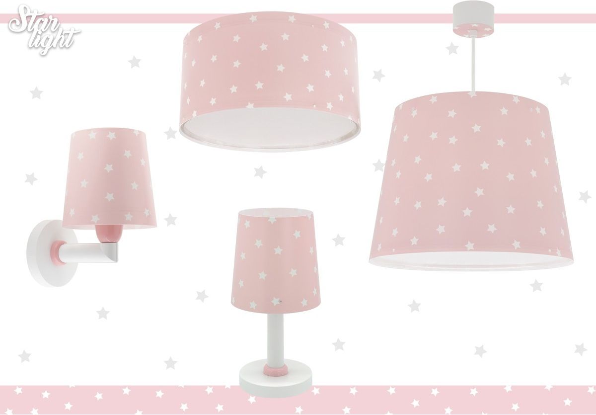 Dalber Dětské stropní svítidlo STAR LIGHT 82216S růžové - obrázek 5