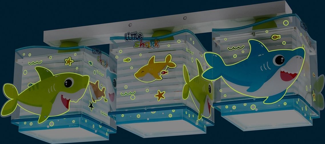 Dalber Dětské stropní svítidlo BABY SHARK 63473 - obrázek 3