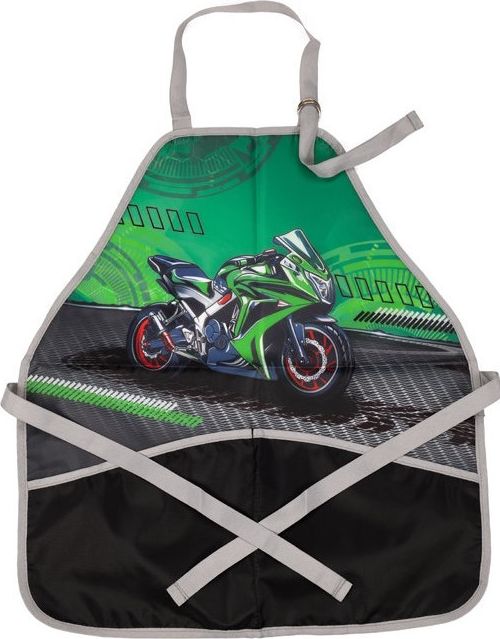 Zástěrka na výtvarnou výchovu Moto Race - obrázek 1