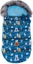 Dětský fusak zimní - MAXI PREMIUM animals s mořskou - BabyNellys - obrázek 2