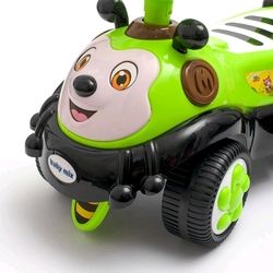 Dětské jezdítko/Odrážedlo plastové se zvuky - HAPPY BEE modré - BabyMix - obrázek 3