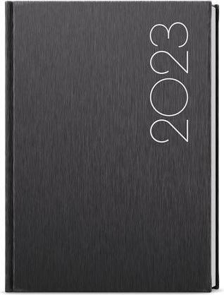 Diář denní - David - ForMen - A5 - Black 2023 / 14,3cm x 20,5cm / BDD30-2-23 - obrázek 1
