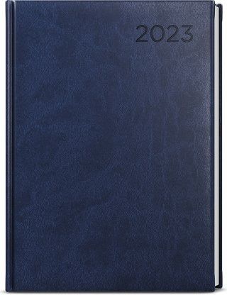 Diář denní - Goliáš - Vivella - A4 - modrá 2023 / 20cm x 28cm / BDG6-1-23 - obrázek 1