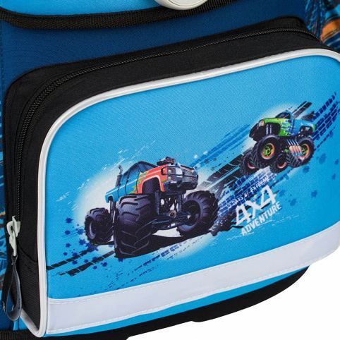BAAGL Školní set 5 Ergo Truck: aktovka, penál, sáček, desky, box - obrázek 13