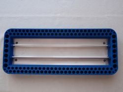 Houpačka sedák aluminium modrá - obrázek 2