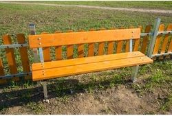 Lavička LA106D (s opěradlem, k zabetonování) - obrázek 4