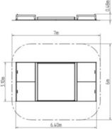 Pískoviště s posuvným krytem 3x3 m PK330D - obrázek 2