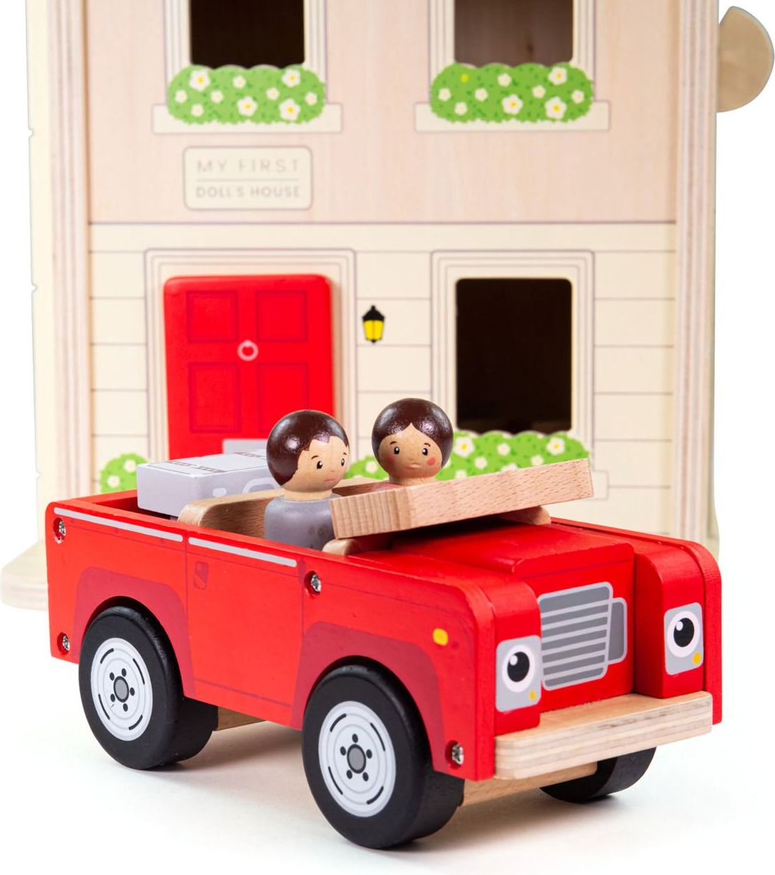 Bigjigs Toys Rozkládací domeček s příslušenstvím - obrázek 7