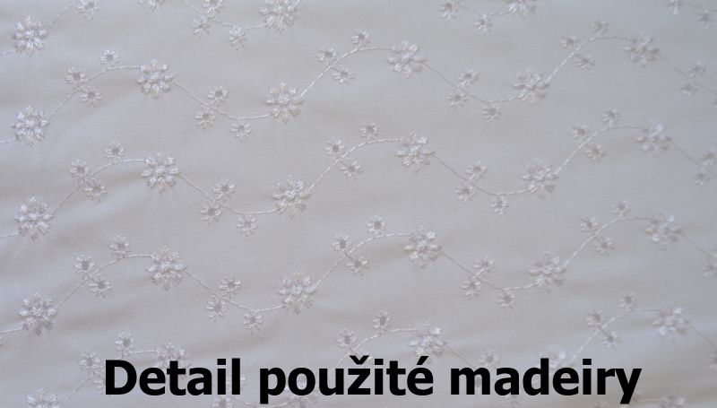 Polštářek do kočárku Dětský svět madeirový - obrázek 2