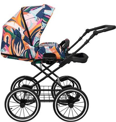 Kočárek Kunert Romantic Eco trojkombinace Černý rám/bílý - obrázek 19