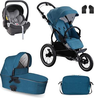 Set kočárek X-lander X-Run 2021 Petrol Blue - obrázek 1