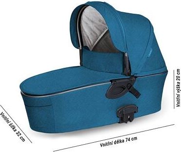 Set kočárek X-lander X-Run 2021 Petrol Blue - obrázek 4