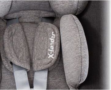Set kočárek X-lander X-Cite + isofix 2021 Azure grey - obrázek 22