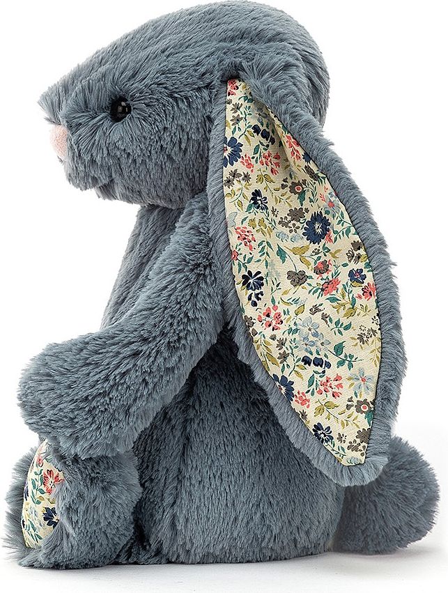 PLYŠOVÝ KRÁLÍČEK JELLYCAT S KYTIČKAMI, DUSKY BLUE, 31 CM - obrázek 2