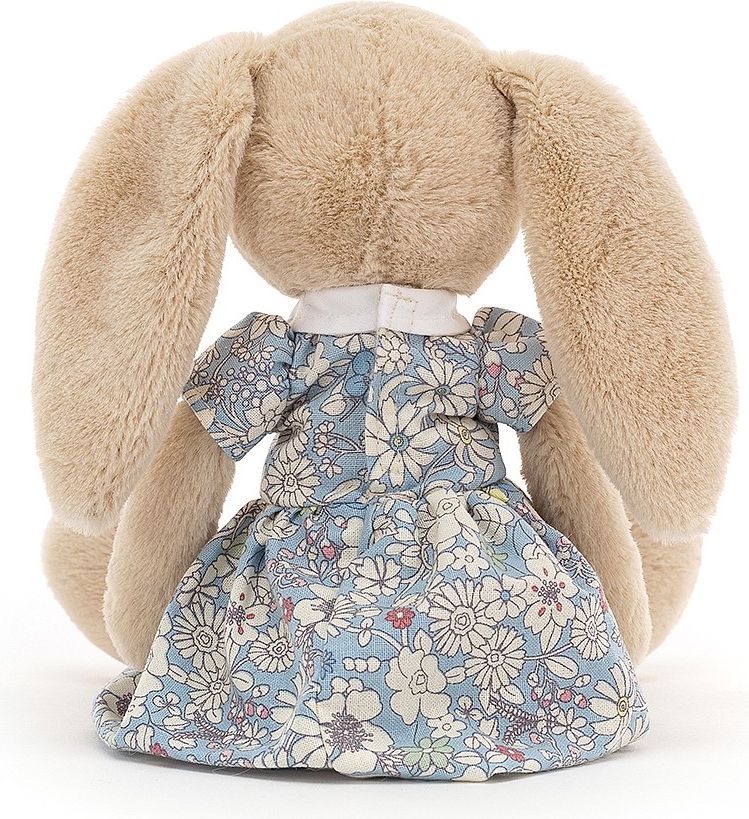 PLYŠOVÝ KRÁLÍČEK JELLYCAT V ŠATIČKÁCH S KYTIČKAMI - obrázek 3