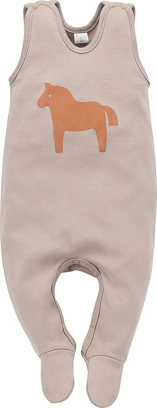 DUPAČKY PINOKIO, S KONĚM, BEIGE, WOODEN PONY Velikost: 50 - obrázek 1