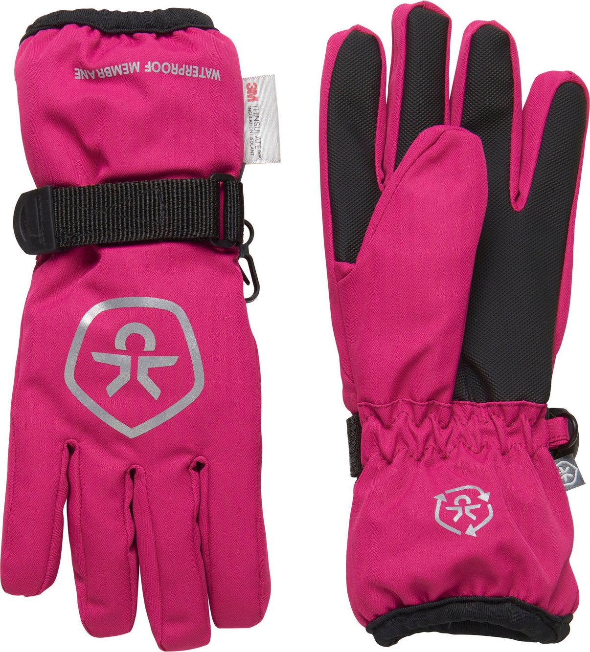 DĚTSKÉ RUKAVICE COLOR KIDS S MEMBRÁNOU, PRSTOVÉ, FUCHSIA Velikost: 4-6 LET - obrázek 1
