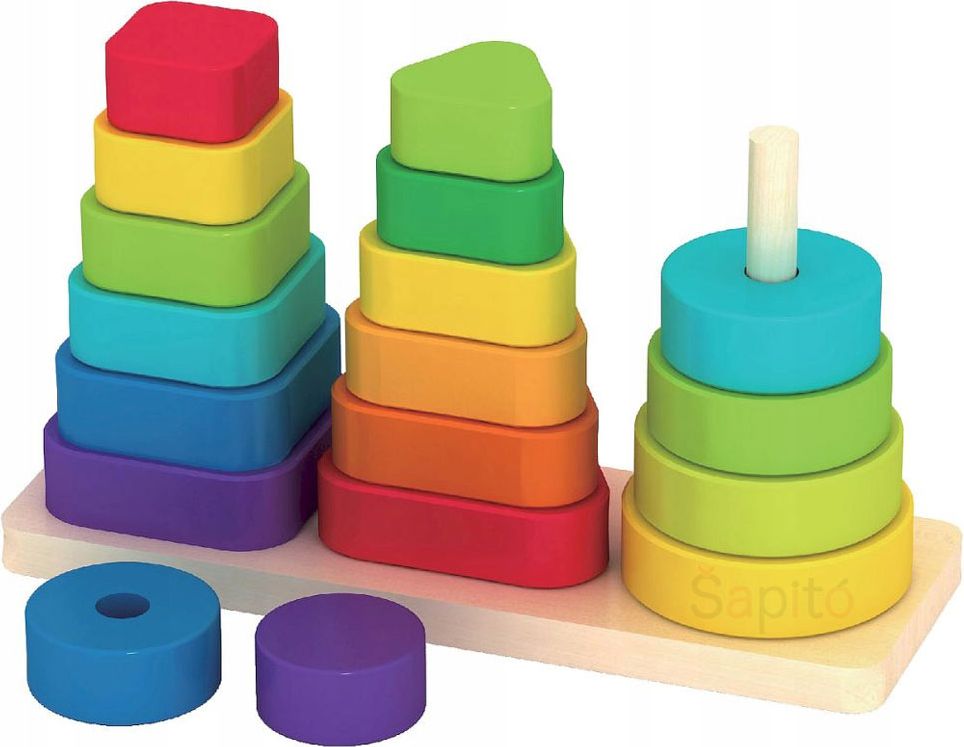 Smily Play Pyramida - Duhová - obrázek 2