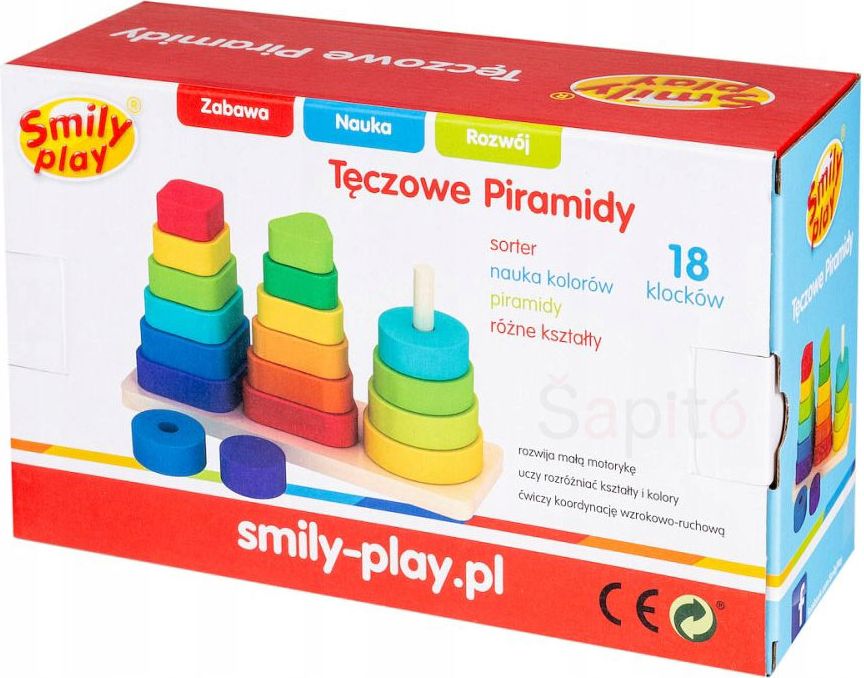 Smily Play Pyramida - Duhová - obrázek 4