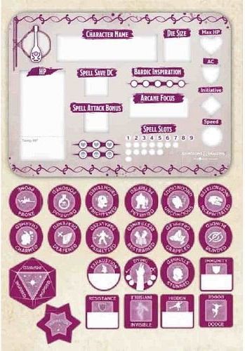 Dungeons & Dragons - Bard Token Set - obrázek 1