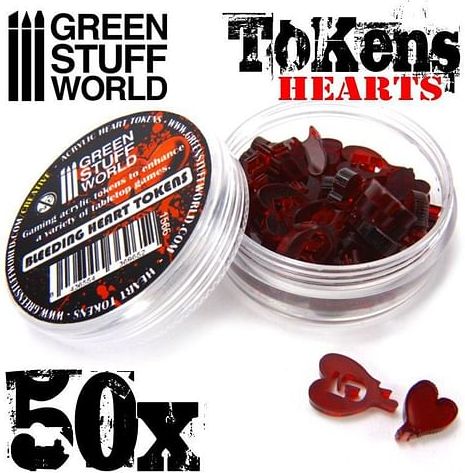 Life Tokens (hearts), 50 ks - obrázek 2