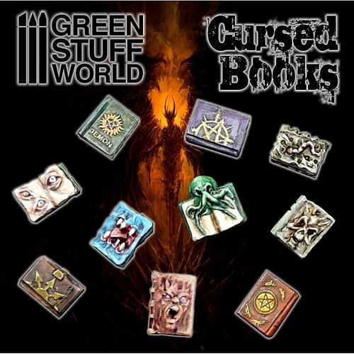 Dekorace Green Stuff World: Resin Cursed Books - obrázek 2