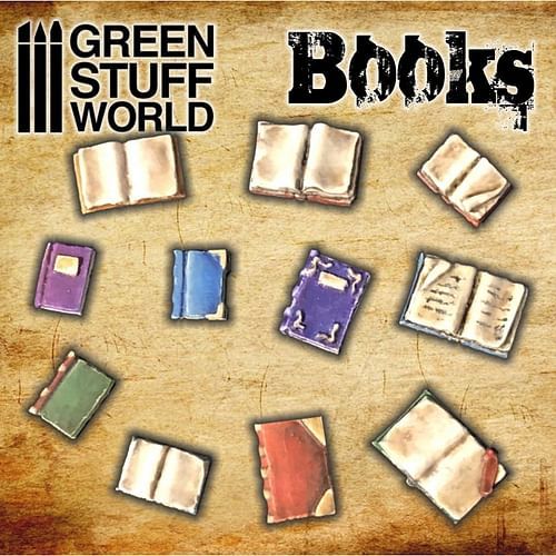 Dekorace Green Stuff World: Resin Books - obrázek 2