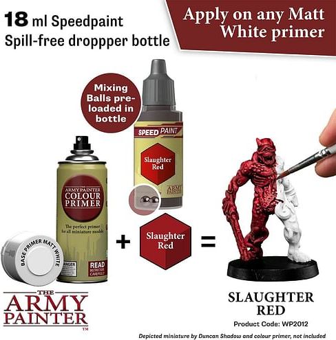 Army Painter: Speedpaint Slaughter Red 18ml - obrázek 2