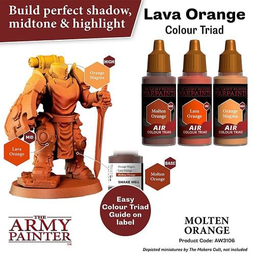 Warpaints Air Molten Orange 18ml - obrázek 3