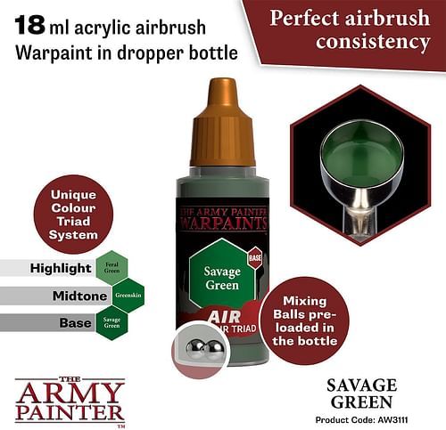 Warpaints Air Salvage Green 18ml - obrázek 2