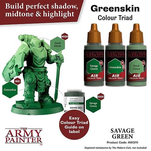 Warpaints Air Salvage Green 18ml - obrázek 3