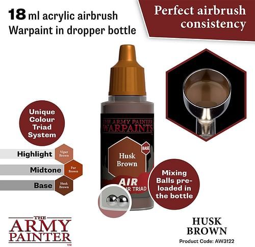 Warpaints Air Husk Brown 18ml - obrázek 2