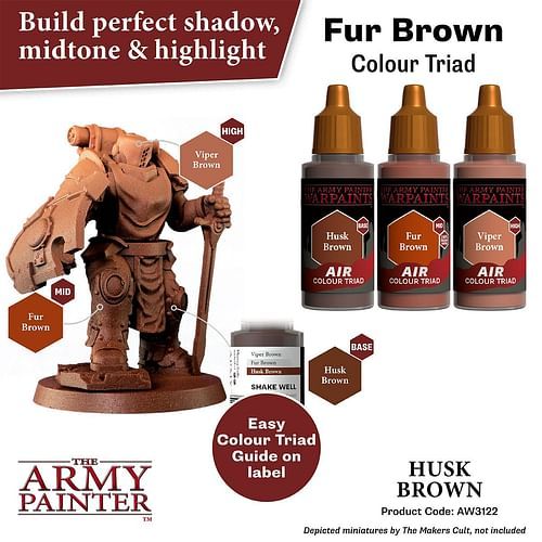 Warpaints Air Husk Brown 18ml - obrázek 3