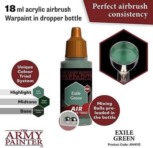 Warpaints Air Exile Green 18ml - obrázek 2