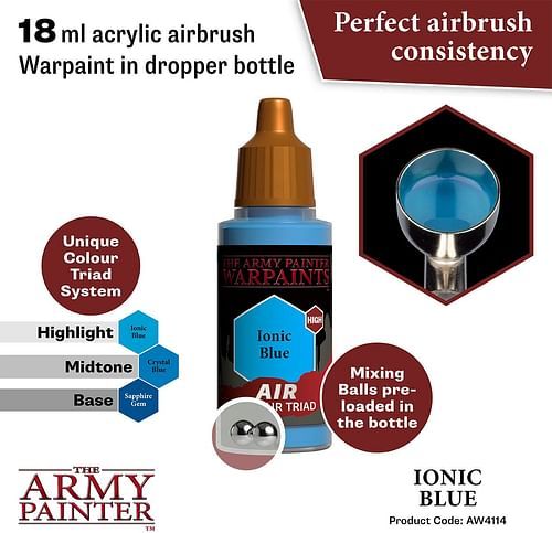 Warpaints Air Ionic Blue 18ml - obrázek 2
