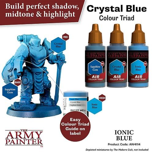 Warpaints Air Ionic Blue 18ml - obrázek 3
