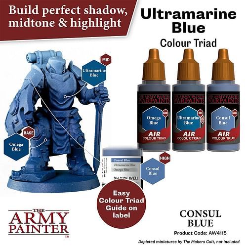 Warpaints Air Consul Blue 18ml - obrázek 3