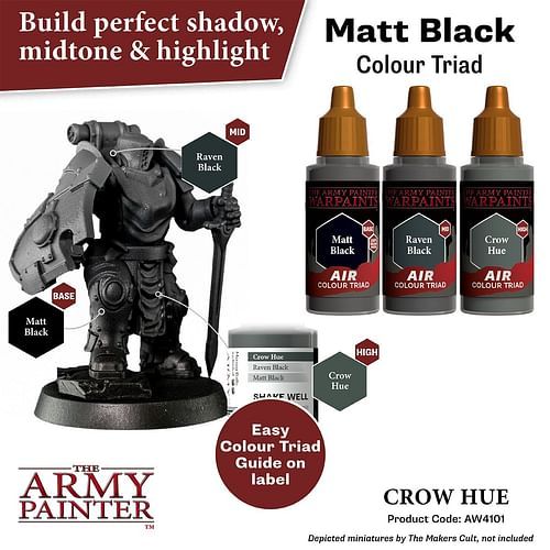Warpaints Air Crow Hue 18ml - obrázek 3