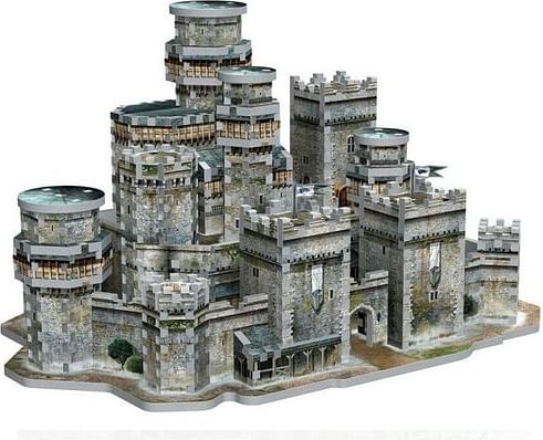 Game of Thrones 3D Puzzle: Winterfell, 910 dílků - obrázek 1