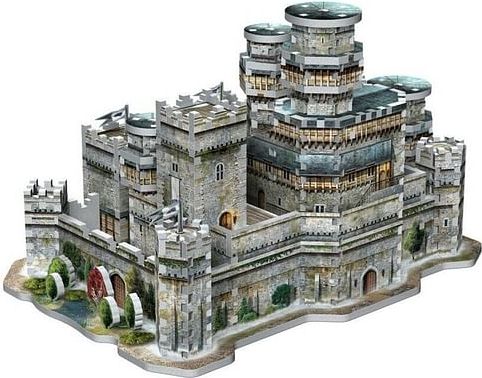 Game of Thrones 3D Puzzle: Winterfell, 910 dílků - obrázek 3