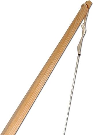 imago Luk dřevěný krátký, rukojeť s vykrojením - pro leváky 132 cm - obrázek 2