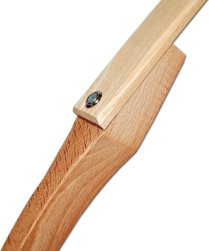 imago Luk dřevěný krátký, rukojeť s vykrojením - pro leváky 132 cm - obrázek 3