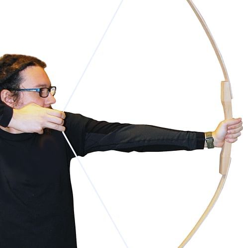 imago Luk dřevěný krátký, rukojeť s vykrojením - pro leváky 132 cm - obrázek 6