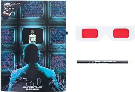 Paladone Zápisník Stranger Things - Hawkins Lab, s tužkou a brýlemi A5 - obrázek 6